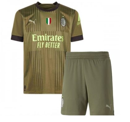 AC Milan 3. trikot Kit Kinder 2022-23