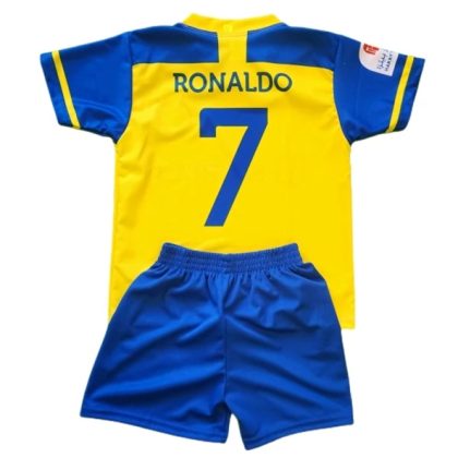 Al Nassr FC Trikotsatz Kinder 2022-23 Cristiano Ronaldo 7 Heimtrikot