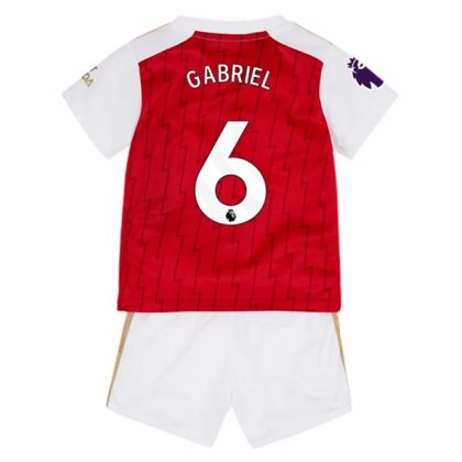 Arsenal Gabriel 6 Heimtrikot Kit Kinder 2023 2024