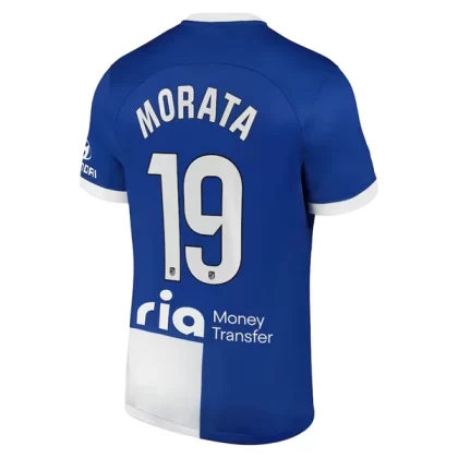 Atlético Madrid Fußballtrikots 2023-24 Álvaro Morata 19 Auswärtstrikot
