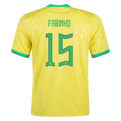 Brasilien Fabinho 15 Heimtrikot 2022