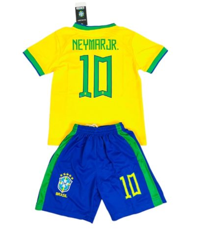 Brasilien Neymar Jr 10 Kinder Heimtrikot 2022