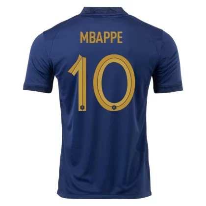 Frankreich Kylian Mbappé 10 Heimtrikot 2022