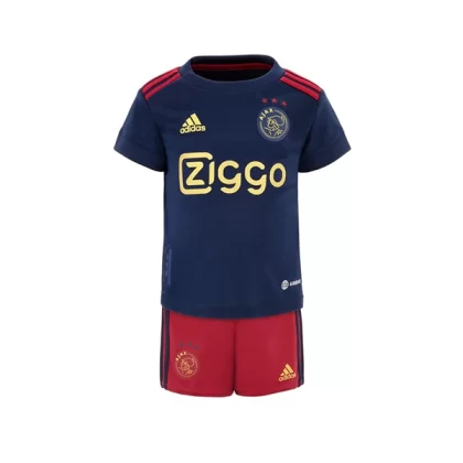 Günstige AFC Ajax Kinder Auswärts Trikotsatz 2022-23