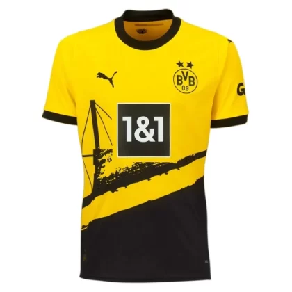 Günstige BVB Borussia Dortmund Damen Heimtrikot 2023/24