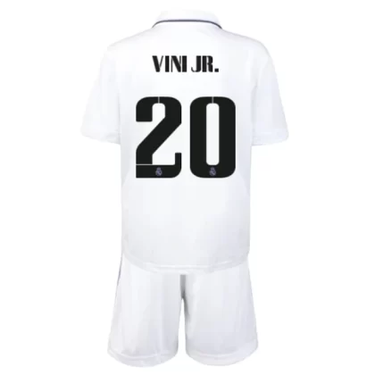 Günstige Real Madrid Vinícius Júnior 20 Kinder Heim Trikotsatz 2022-23