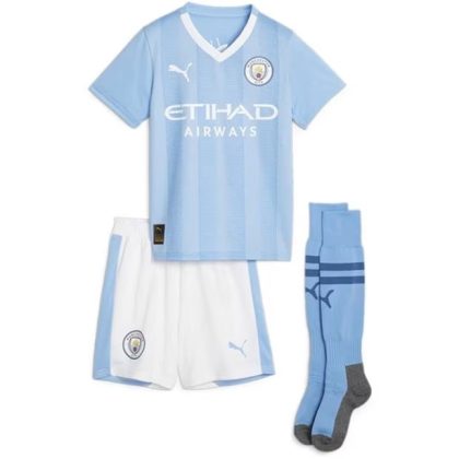 Manchester City Heimtrikot Kit Kinder 2023 2024