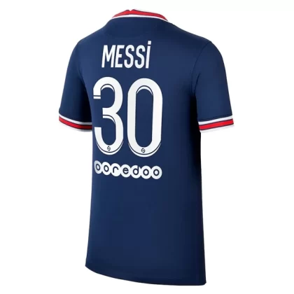 Paris Saint Germain PSG Fußballtrikots 2021-22 Lionel Messi 30 Heimtrikot
