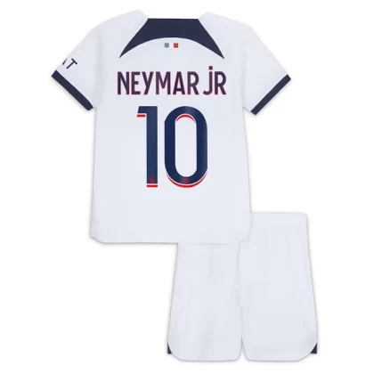 Paris Saint Germain PSG Trikotsatz Kinder 2023-24 Neymar Jr 10 Auswärtstrikot