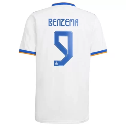 Real Madrid  Fußballtrikots 2021-22 Karim Benzema 9 Heimtrikot