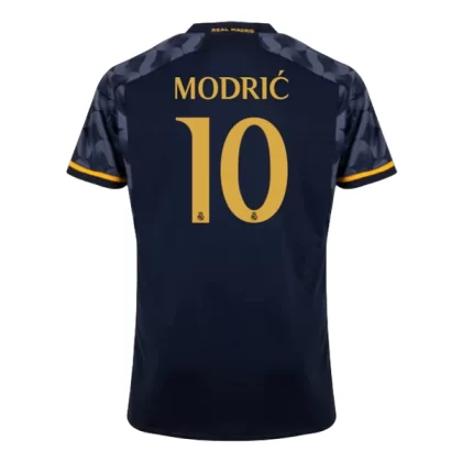Real Madrid  Fußballtrikots 2023-24 Luka Modrić 10 Auswärtstrikot