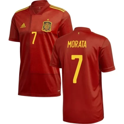 Spanien Fußballtrikots Álvaro Morata 7 Heimtrikot 2021