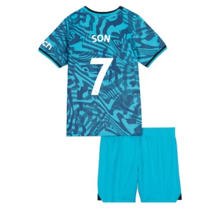 Tottenham Hotspur Son Heung-min 7 3. trikot Kit Kinder 2022-23