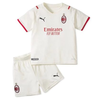 AC Milan Auswärtstrikot Kit Kinder 2021-22