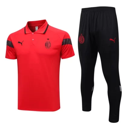 AC Milan Trainings Poloshirt Anzüge Anzüge 2023-24 – Rot