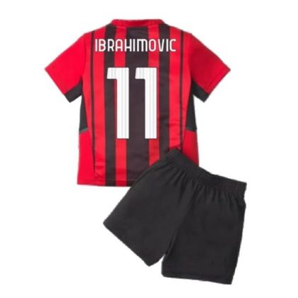 AC Milan Zlatan Ibrahimović 11 Heimtrikot Kit Kinder 2021-22