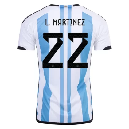 Argentinien L. Martinez 22 Heimtrikot 2022