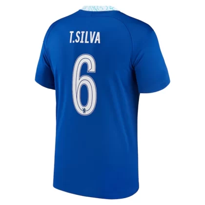 Chelsea Fußballtrikots 2022-23 T. Silva 6 Heimtrikot