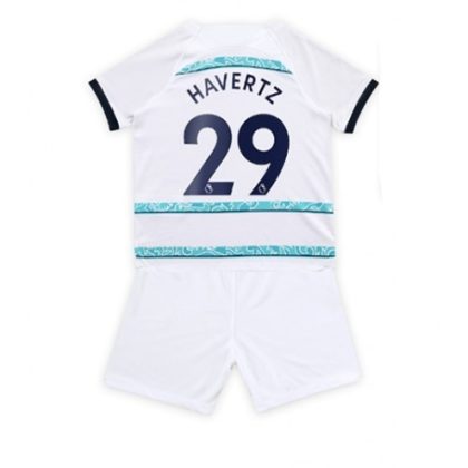 Chelsea Kai Havertz 29 Auswärtstrikot Kit Kinder 2022-23