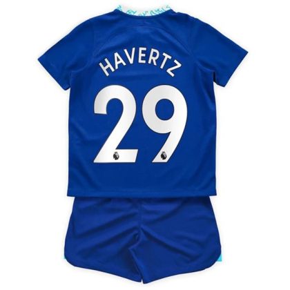 Chelsea Kai Havertz 29 Heimtrikot Kit Kinder 2022-23
