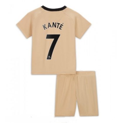 Chelsea N’Golo Kanté 7 3. trikot Kit Kinder 2022-23