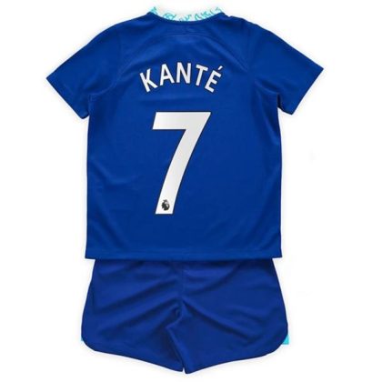 Chelsea N’Golo Kanté 7 Heimtrikot Kit Kinder 2022 2023
