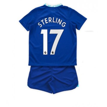 Chelsea Raheem Sterling 17 Heimtrikot Kit Kinder 2022-23