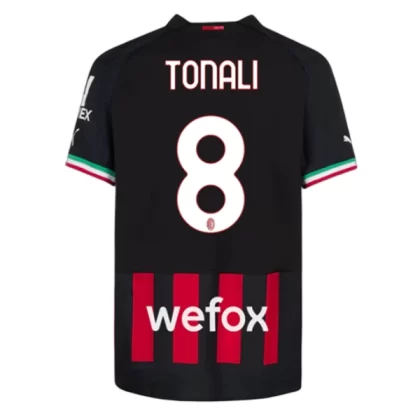 Günstige AC Milan Tonali 8 Heimtrikot 2022-23
