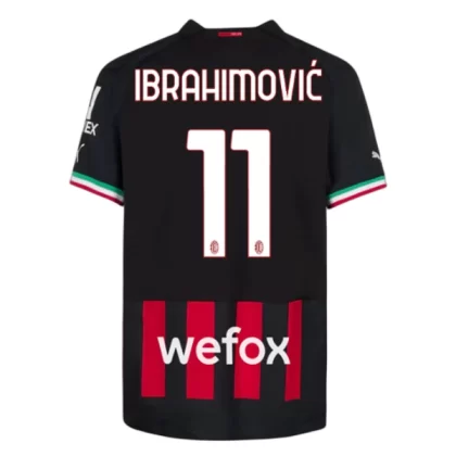 Günstige AC Milan Zlatan Ibrahimović 11 Heimtrikot 2022-23
