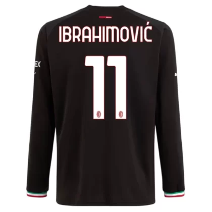 Günstige AC Milan Zlatan Ibrahimović 11 Langarm Heimtrikot 2022-23