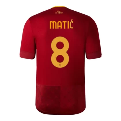 Günstige AS Roma Nemanja Matić 8 Heimtrikot 2022-23