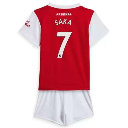 Günstige Arsenal Bukayo Saka 7 Kinder Heim Trikotsatz 2022-23