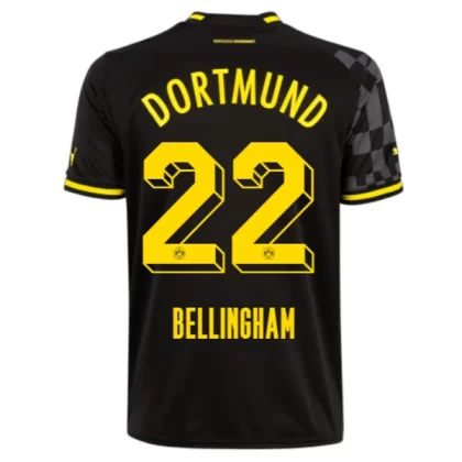 Günstige BVB Borussia Dortmund Bellingham 22 Auswärtstrikot 2022-23