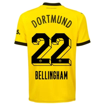 Günstige BVB Borussia Dortmund Bellingham 22 Heimtrikot 2023/24