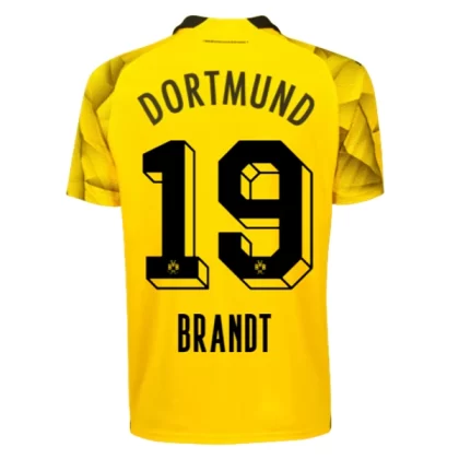 Günstige BVB Borussia Dortmund Brandt 19 3. Ausweichtrikot 2023/24