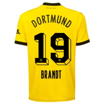 Günstige BVB Borussia Dortmund Brandt 19 Heimtrikot 2023/24