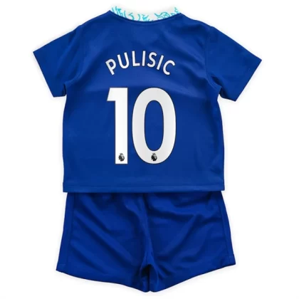 Günstige Chelsea Christian Pulisic 10 Kinder Heim Trikotsatz 2022-23