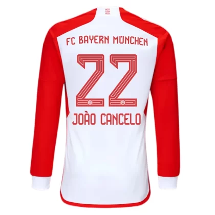 Günstige FC Bayern München Joao Cancelo 22 Langarm Heimtrikot 2023/24