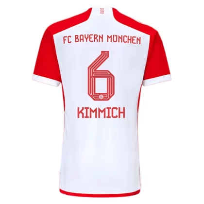 Günstige FC Bayern München Joshua Kimmich 6 Heimtrikot 2023/24