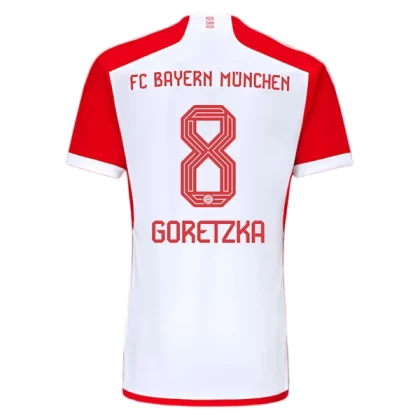 Günstige FC Bayern München Leon Goretzka 8 Heimtrikot 2023/24