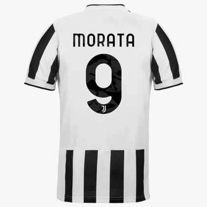 Günstige Juventus Álvaro Morata 9 Heimtrikot 2021-22
