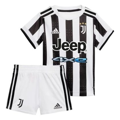 Günstige Juventus Kinder Heim Trikotsatz 2021-22