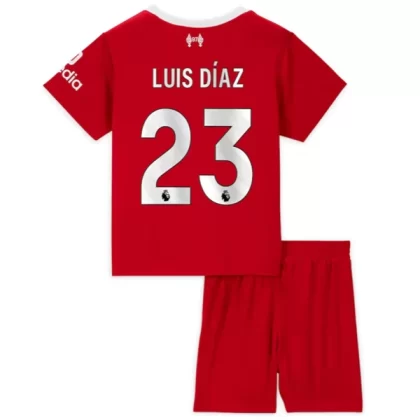 Günstige Liverpool Luis Diaz 23 Kinder Heim Trikotsatz 2023/24