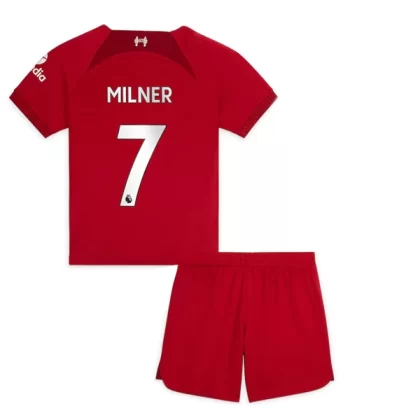 Günstige Liverpool Milner 7 Kinder Heim Trikotsatz 2022-23