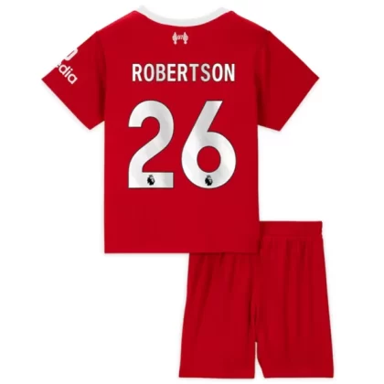 Günstige Liverpool Robertson 26 Kinder Heim Trikotsatz 2023/24