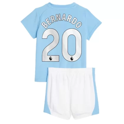 Günstige Manchester City Bernardo Silva 20 Kinder Heim Trikotsatz 2023/24