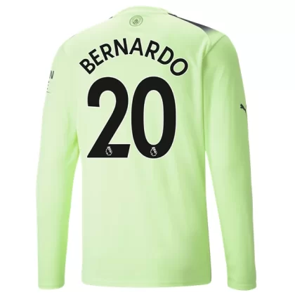 Günstige Manchester City Bernardo Silva 20 Langarm 3. Ausweichtrikot 2022-23