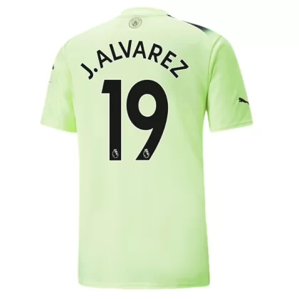 Günstige Manchester City J. Alvarez 19 3. Ausweichtrikot 2022-23