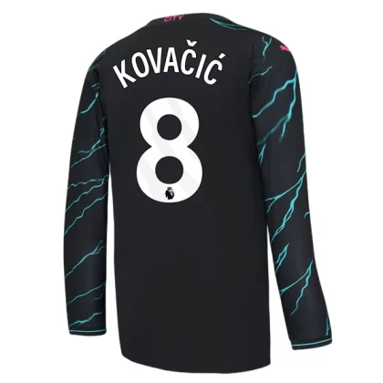 Günstige Manchester City Kovacic 8 Langarm 3. Ausweichtrikot 2023/24