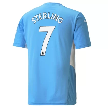 Günstige Manchester City Raheem Sterling 7 Heimtrikot 2021-22